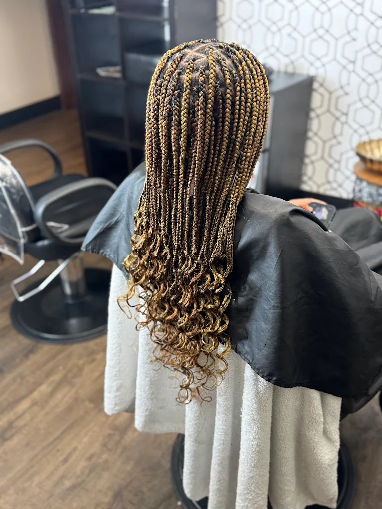 Braided style portrait